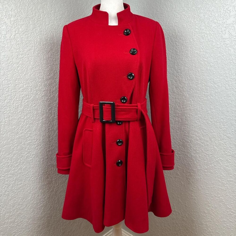 Asos Women's Red and Black Coat